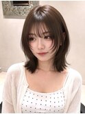 【KANA】ミディアムレイヤー ナチュラルストレート 髪質改善