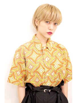 レンク(LENC) Coast.ショートボブ×ブリーチカラー×ノームコア