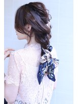 オーロ(ORO) スカーフアレンジ☆ドレスヘア