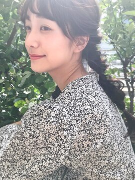 ケーツー あべのキューズモ－ル店(K-two) [K-two]前髪カット＊シースルーバング/黒髪[天王寺/阿倍野]