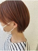 ショートスタイルオレンジカラー