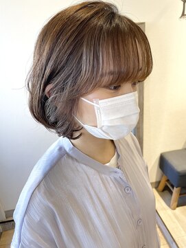 メルト 吉祥寺(melt) 小顔韓国風ボブ 透明感くすみベージュカラー