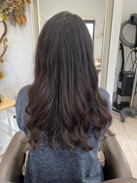 シークレットベースエヌ(Secret Base N) 黒髪暗髪☆美髪　大人可愛いゆるふわロング　20代30代40代