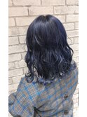 【ブルベ冬】ネイビーブルー◎