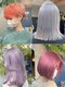 トラックヘアークリエイト(TRACK HAIR CREATE)の写真/《目を惹かれる透明感カラー》地毛風カラーやブリーチカラーは今の髪質を見極めて造るオーダーメイドカラー