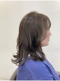 アッシュカラーとミディアム。8.14