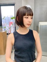 テトヘアー(teto hair) ミニボブ、きりっぱなしボブ、パッツン前髪