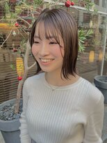 プタリ(putari)&nbsp;透明感！オリーブベージュボブ