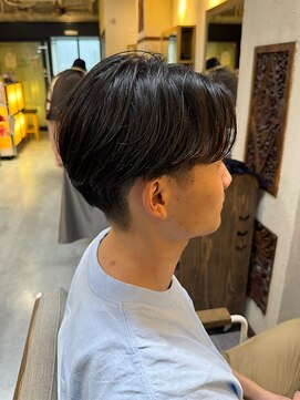 ヘアリゾート粋 ウナム 新宿東口店(enam) メンズショート/センターパート
