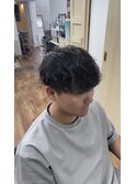 メンズマッシュ×ツイストスパイラルパーマ