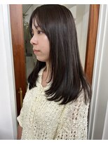 グレージュカラーレイヤーミディアム