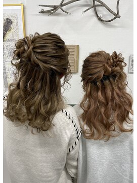 ヴェルソワ(vertsoie) ハーフアップ