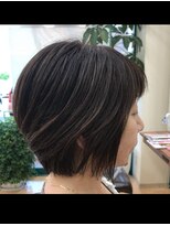 アンジュ グリーンパーク店(ange)&nbsp;前下がりショートボブ