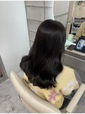 暗め艶カラー♪大人韓国風巻き