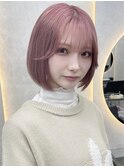 イメチェンヘアスタイルホワイトブロンド外ハネボブ美髪のススメ