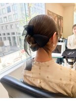 エアー 神戸(AIR) ねじりカチモリ*お呼ばれヘア