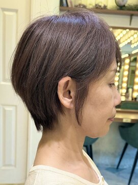 ロンド パルティール 大宮(Lond partir) ミニウルフレイヤーカット顔周りカット前髪カットショート/大宮
