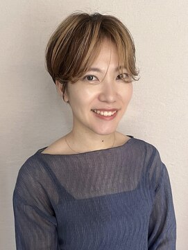 シュク 高円寺(SYUK) 大人可愛いハンサムショート/デザインカラー/SYUK高円寺【青木】