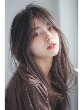 ルル(Lulu) レイヤーカット透明感ブラウン