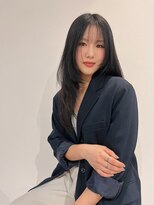 シーン(SCENE)&nbsp;[天神今泉/黒髪カタログ/クラゲヘアー/オリーブグレー]