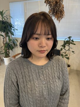 伸ばしかけでも可愛いボブカット宇都宮／鶴田