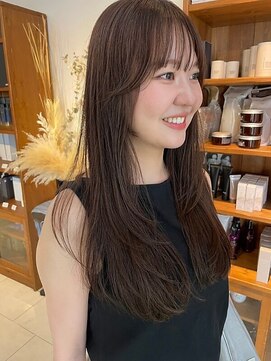 アッド バイ ケーツー(add by K-two) 軽やかレイヤー透明感ココアブラウン