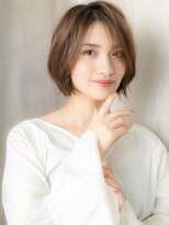 カバーヘア イヴ 戸頭店(COVER HAIR EVE)&nbsp;スモーキーブラウン似合わせカットマッシュボブ319Z戸頭30代40代