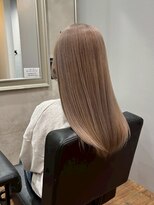 ヘアプレイスソル (HAIR PLACE SoL)&nbsp;ブリーチカラー/ブラウンベージュ/ストレートロング