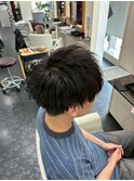 メンズカット　爽やか　ビジネス学生向け　ツイストスパイラル