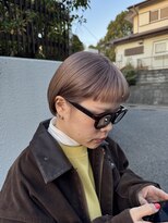 カルム(calmost)&nbsp;ミルクティーベージュ×ミニボブ