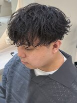 ニコ トウキョウ ヨコハマ(nico)&nbsp;シャドウパーマメンズメッシュメンズパーマ波巻きパーマ韓国ヘア