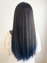 ククル ヘアー(cucule Hair)&nbsp;京都・西院 cuculehair ブルーグラデロング