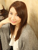 美容室チック 大島店(chic)&nbsp;ナチュラルつやつやストレートｘ大人可愛い【大島】