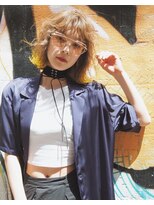 シャチュー(SHACHU) 【外国人風】タンバルモリ×チョッピーバング×裾イエロー