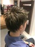 男らしさ＋爽やかさ★メンズグレーアッシュショート