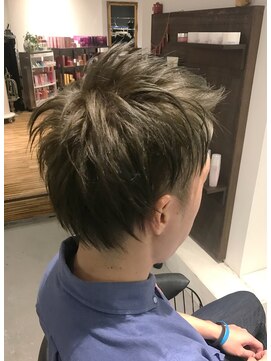 アンティガ(ANTIGA) 男らしさ+爽やかさ★メンズグレーアッシュショート