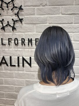 ヘア スパ ビューティー エールフォルム(HAIR SPA BEAUTY YELLFORME) ウルフ×ブリーチonシルバーブルージュ