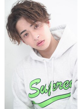 ジョエミバイアンアミ(joemi by Un ami) （joemi 近江）ツイスパ　メンズマッシュ センターパート  新宿