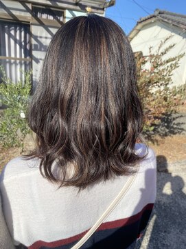 ラッコのおひるね コントラストハイライトカラー