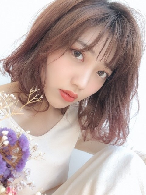 ★平日限定★《白髪染めもOK》リタッチカラー+カット　\6940 つくばM