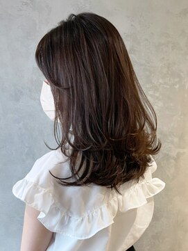 アイティーバイアルバム 藤沢店(IT by ALBUM) ナチュラルワンカールレイヤー_外ハネボブ_ba384012