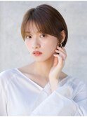 前髪ありショートボブ20代30代40代【AIN.表参道】川原大地