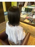切りっぱなしボブ
