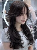 ワンホンヘア/韓国ヘア/ウルフ/前髪[レイヤーカット/渋谷]