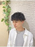 新宿波巻きパーマ