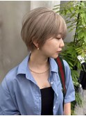 【GEEKS渋谷】ハンサムショート/ミルクティーベージュ/秋冬ヘア