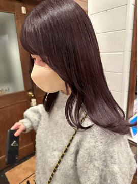 ラレイ(Lalei) 【白岩】レイヤーカット/暖色カラー/ピンクバイオレット