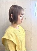 【 HELM渋谷】ハイライトミニボブ
