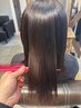 「質感再生」カット＋ストレート＋エアンストリートメント