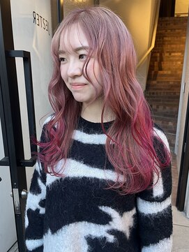 ジェスター(JESTER) 〈atsuno〉ピンクグラデーション